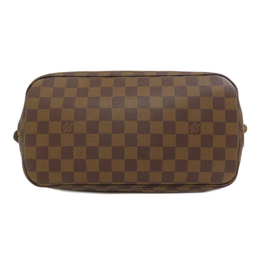 LOUIS VUITTON Tote Bag N41108 Damier canvas Brown Hippo Rivington Women Used Authentic