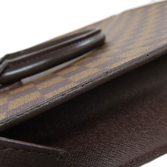 LOUIS VUITTON Tote Bag N51145 Damier canvas Brown Venice PM Women Used Authentic