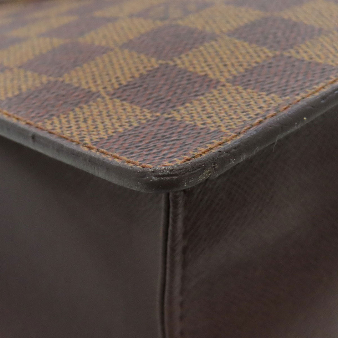 LOUIS VUITTON Tote Bag N51145 Damier canvas Brown Venice PM Women Used Authentic