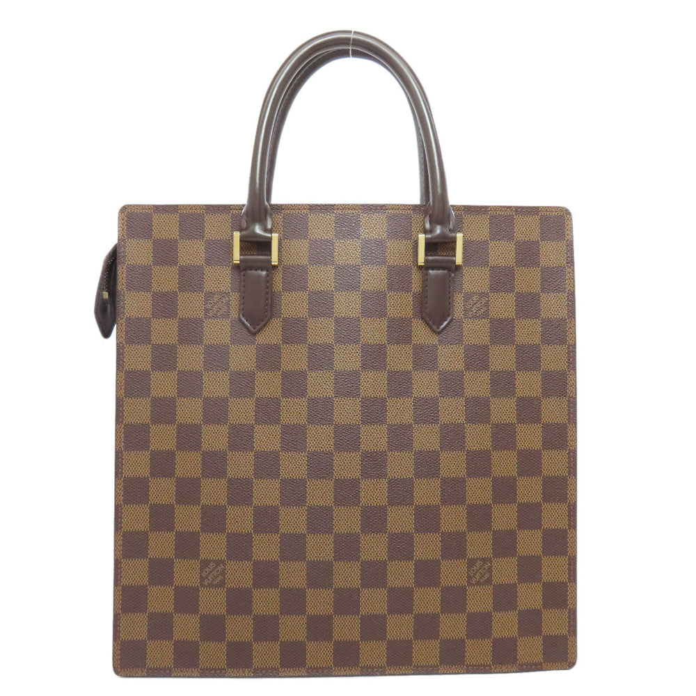 LOUIS VUITTON Tote Bag N51145 Damier canvas Brown Venice PM Women Used Authentic