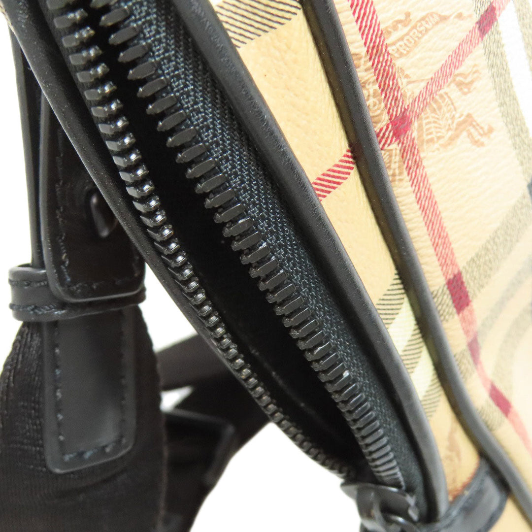 BURBERRY Business bag PVC beige Nova Check 2WAY mens Used Authentic