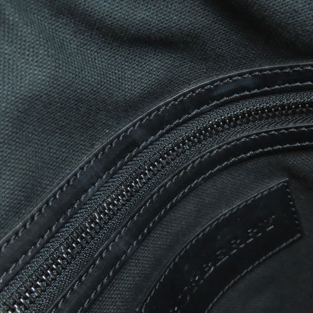 BURBERRY Business bag PVC beige Nova Check 2WAY mens Used Authentic