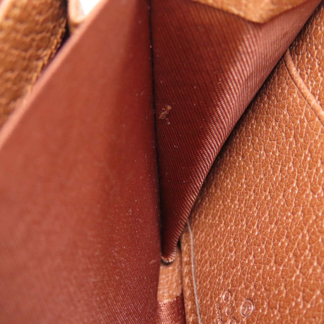 GUCCI Long Wallet Purse 547791 canvas Brown NY Yankees collaboration GG Women Used Authentic