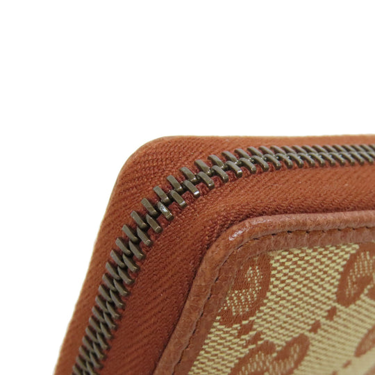 GUCCI Long Wallet Purse 547791 canvas Brown NY Yankees collaboration GG Women Used Authentic