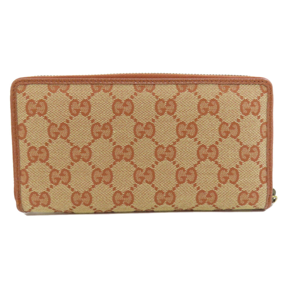 GUCCI Long Wallet Purse 547791 canvas Brown NY Yankees collaboration GG Women Used Authentic