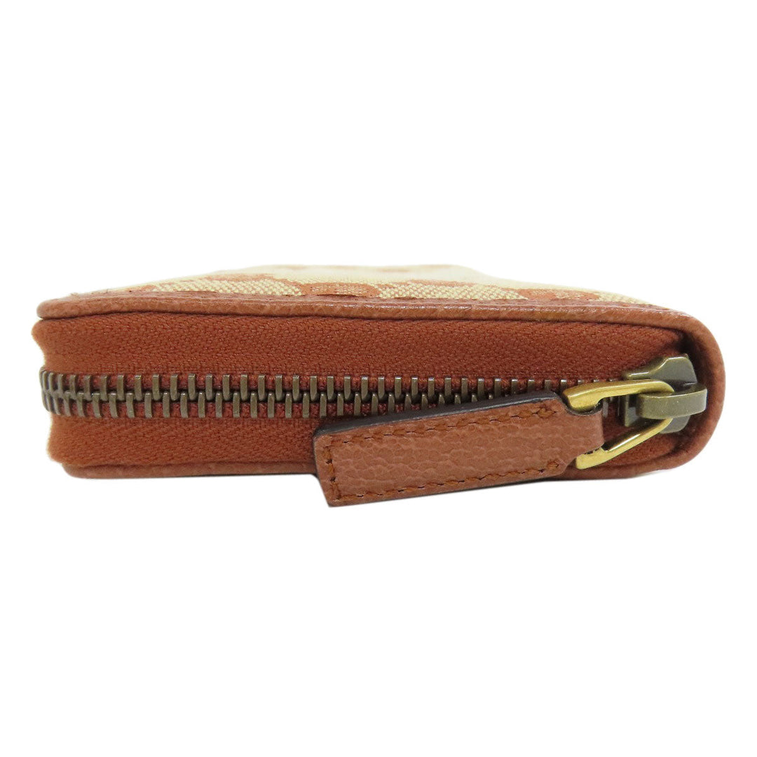 GUCCI Long Wallet Purse 547791 canvas Brown NY Yankees collaboration GG Women Used Authentic