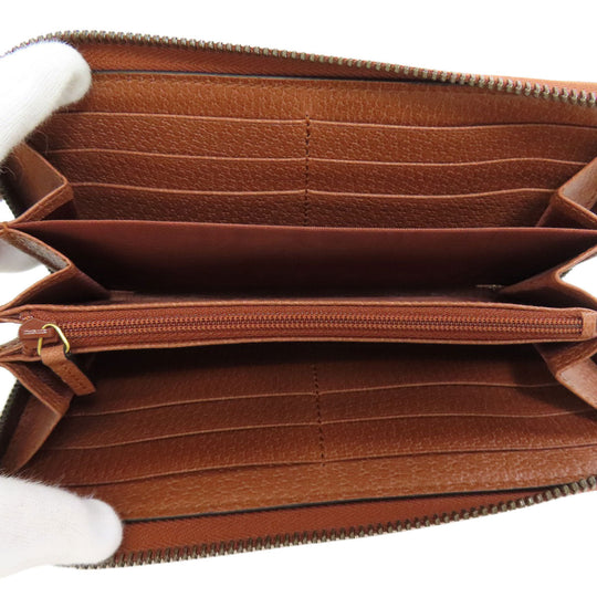 GUCCI Long Wallet Purse 547791 canvas Brown NY Yankees collaboration GG Women Used Authentic