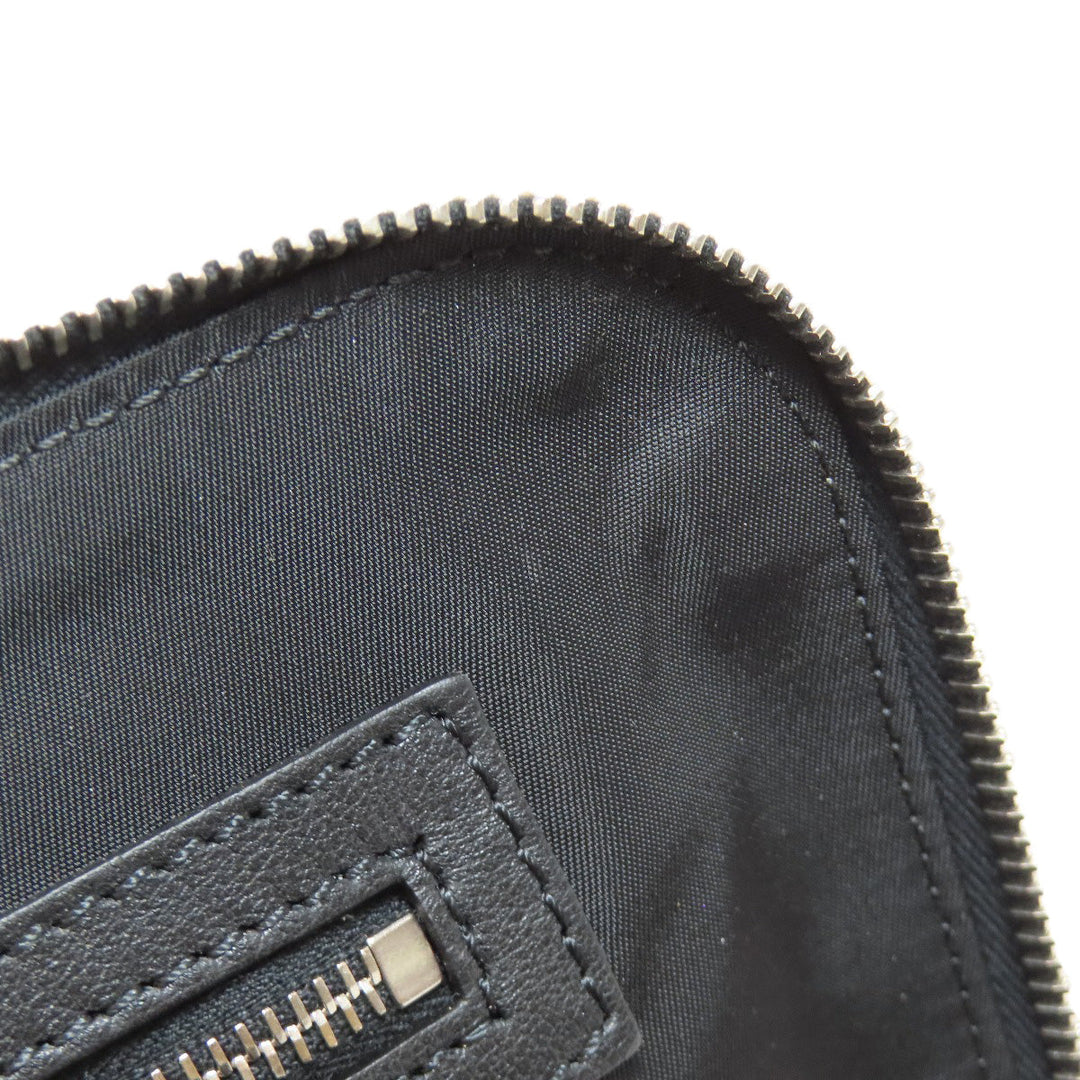 VALENTINO business bag Nylon blue Camouflage Pattern mens Used Authentic