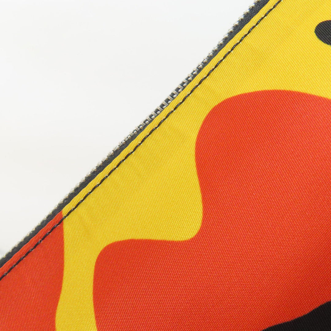 VALENTINO business bag Nylon blue Camouflage Pattern mens Used Authentic