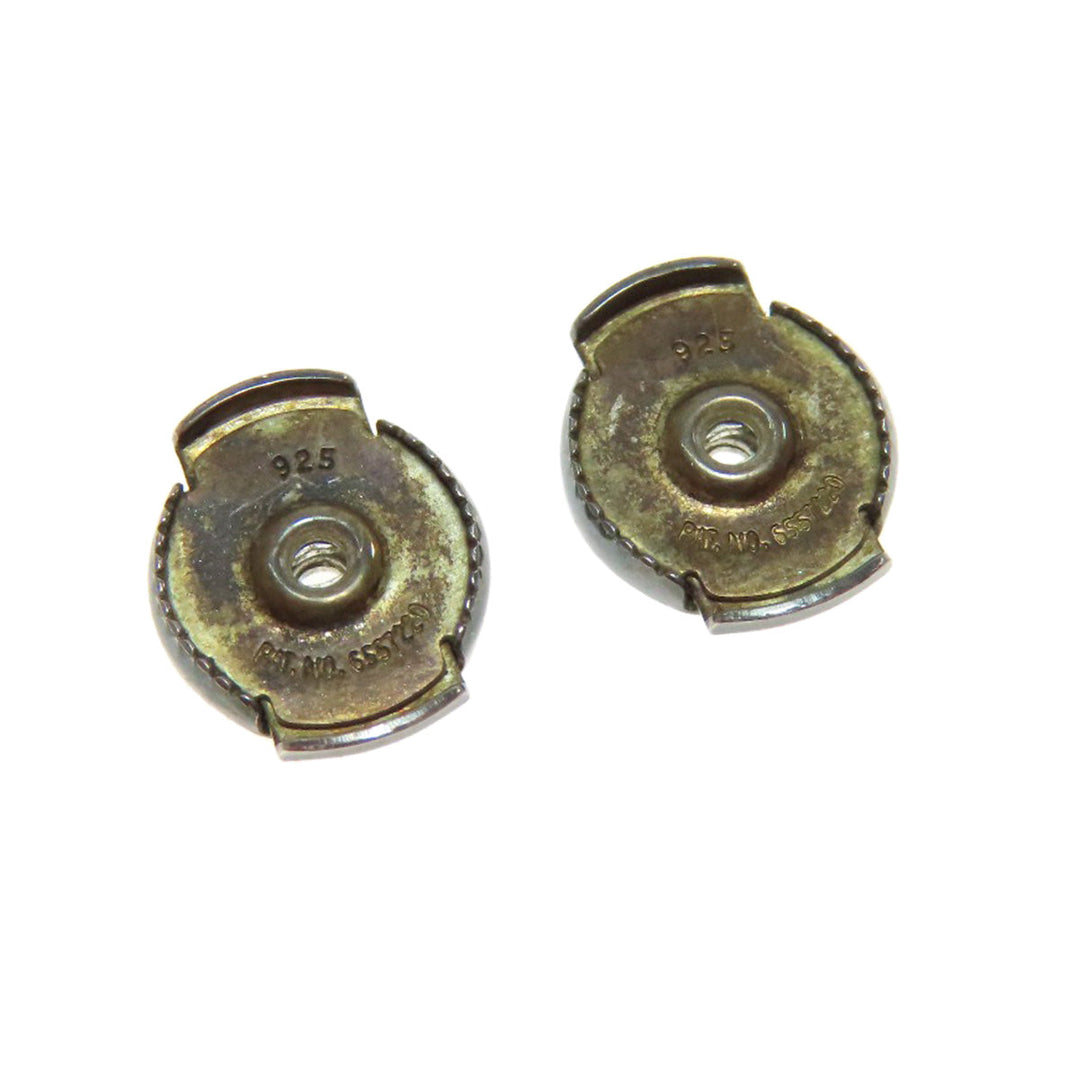 HERMES Pierce Buffalo horn Brown Fidelio Village PM Women Used Authentic