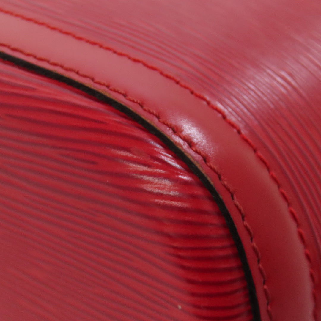 LOUIS VUITTON Tote Bag M52287 Epi Red Ryu Sac Women Used Authentic