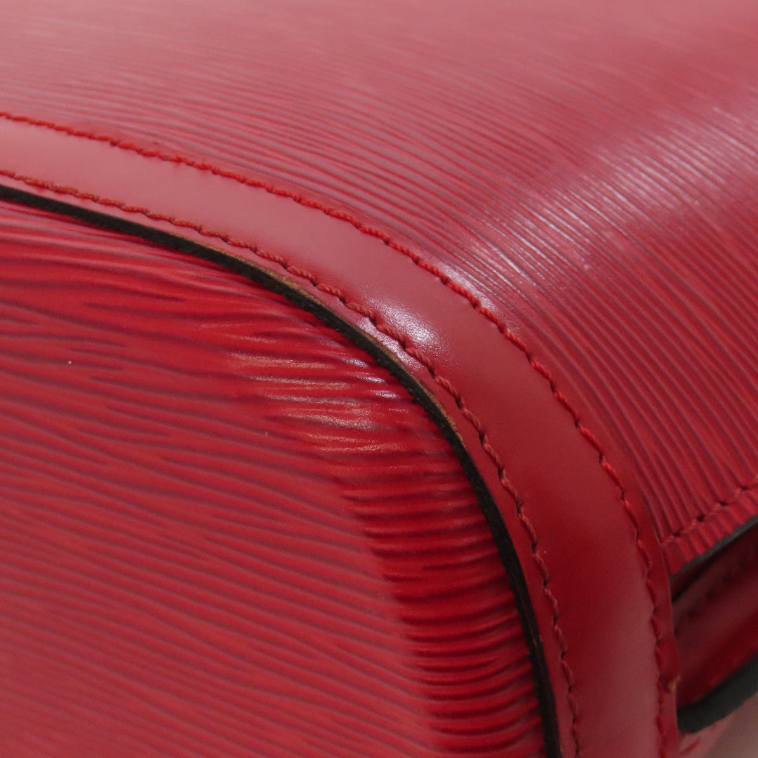 LOUIS VUITTON Tote Bag M52287 Epi Red Ryu Sac Women Used Authentic