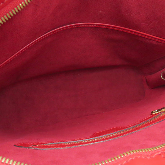 LOUIS VUITTON Tote Bag M52287 Epi Red Ryu Sac Women Used Authentic