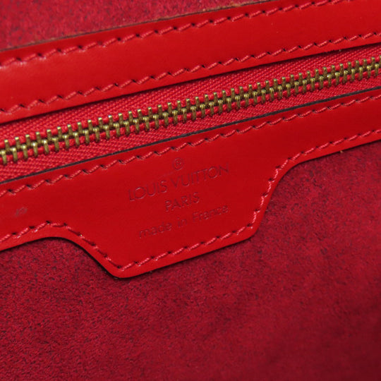 LOUIS VUITTON Tote Bag M52287 Epi Red Ryu Sac Women Used Authentic