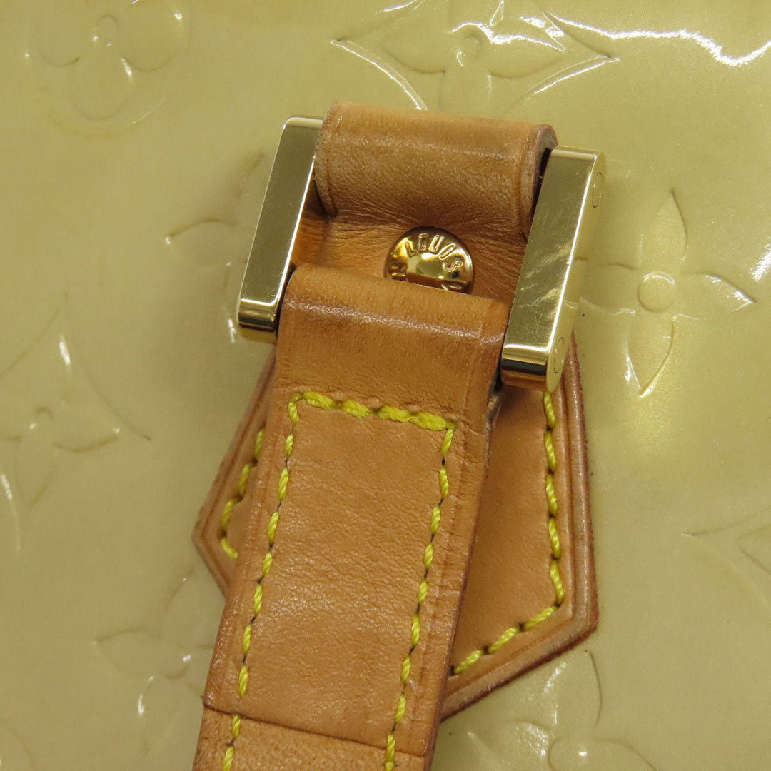 LOUIS VUITTON Tote Bag Vernis beige Houston Women Used Authentic