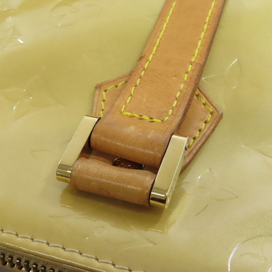 LOUIS VUITTON Tote Bag Vernis beige Houston Women Used Authentic