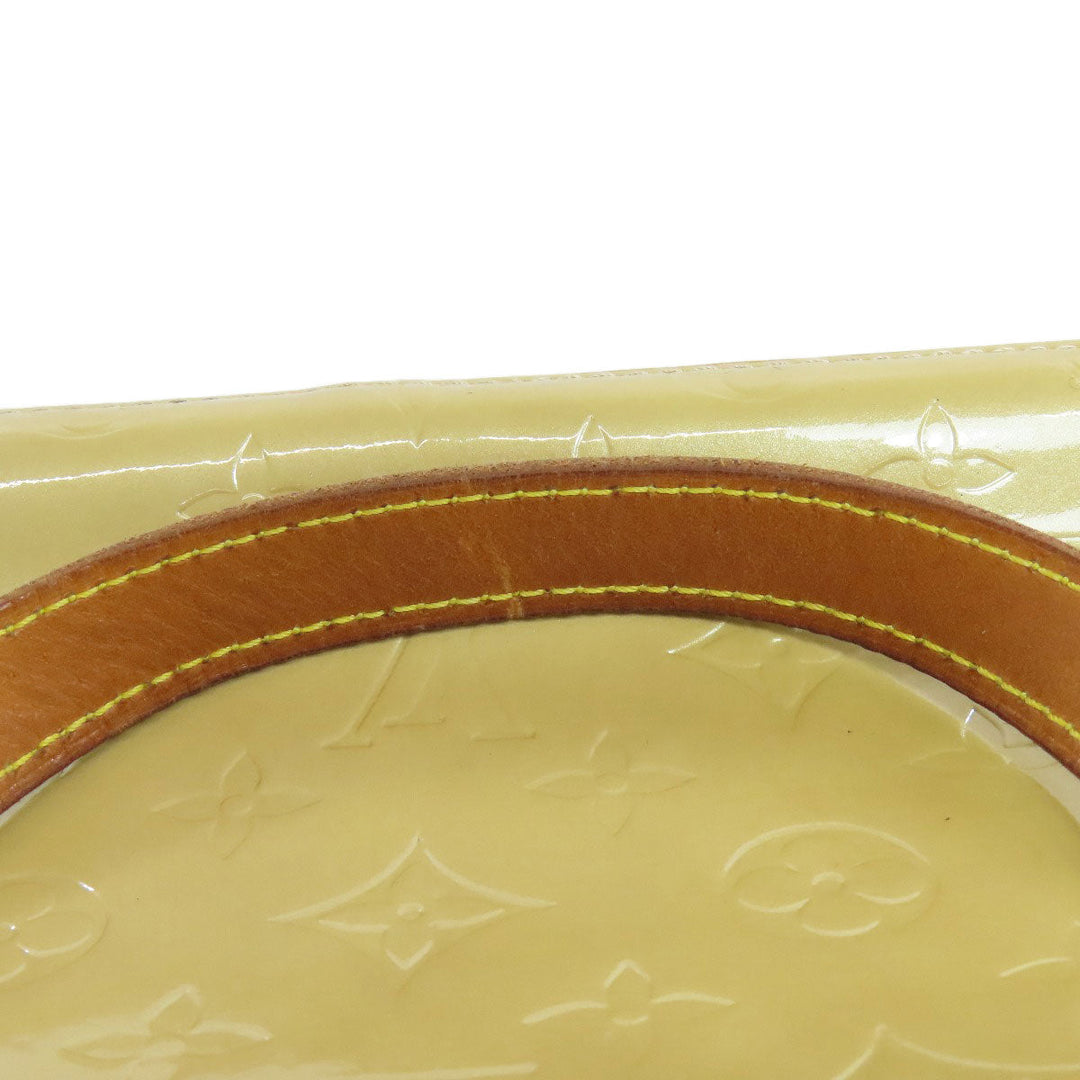 LOUIS VUITTON Tote Bag Vernis beige Houston Women Used Authentic