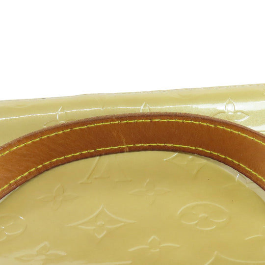 LOUIS VUITTON Tote Bag Vernis beige Houston Women Used Authentic