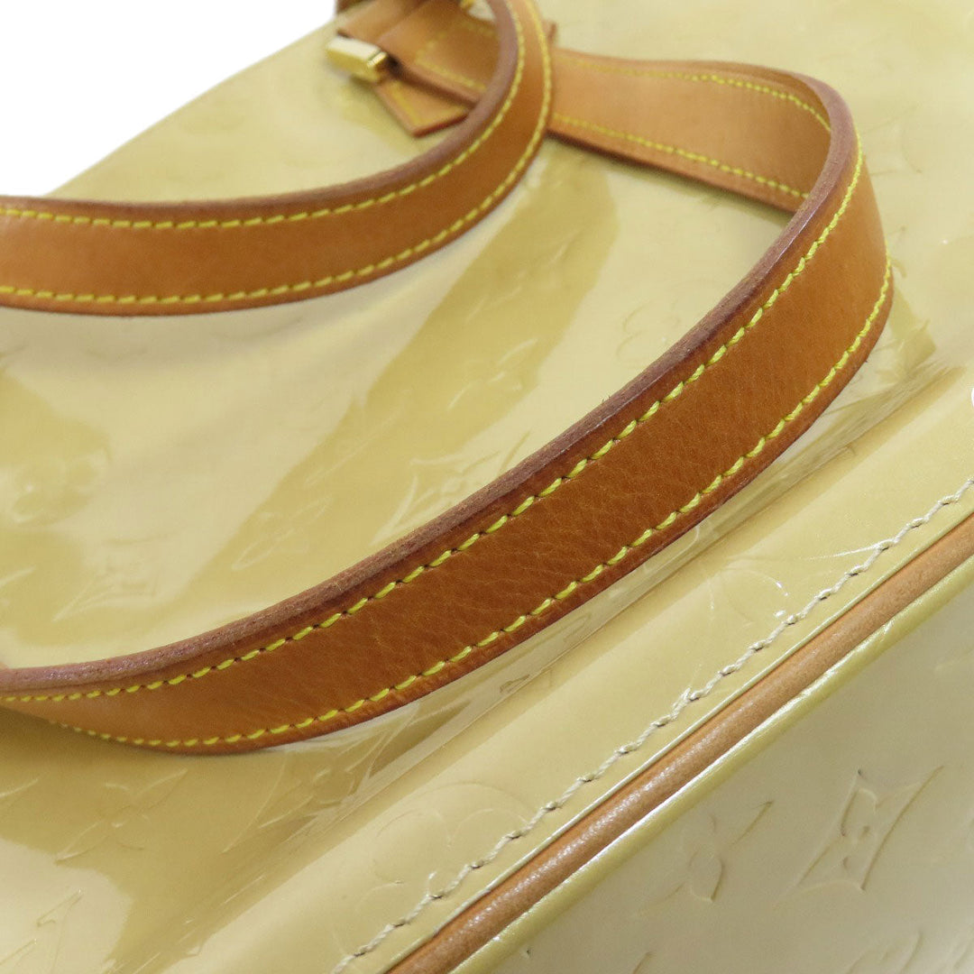 LOUIS VUITTON Tote Bag Vernis beige Houston Women Used Authentic