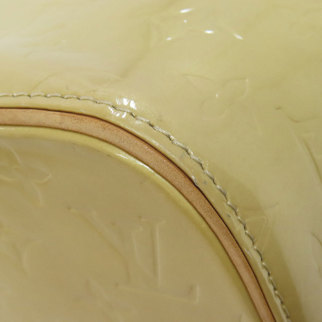 LOUIS VUITTON Tote Bag Vernis beige Houston Women Used Authentic