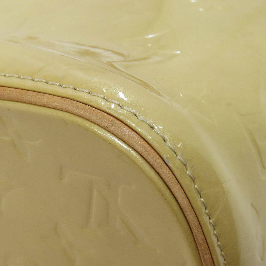 LOUIS VUITTON Tote Bag Vernis beige Houston Women Used Authentic