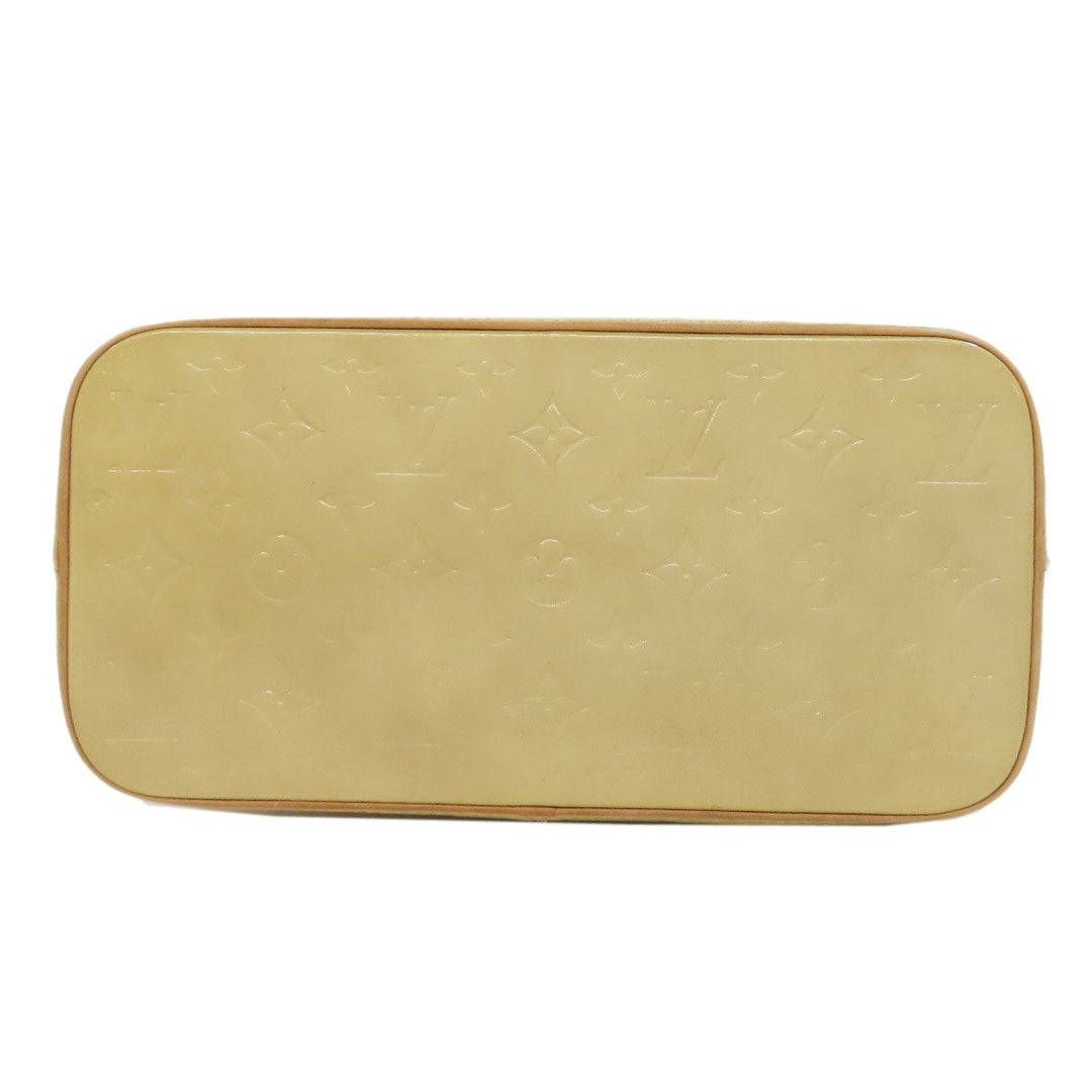 LOUIS VUITTON Tote Bag Vernis beige Houston Women Used Authentic