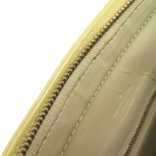 LOUIS VUITTON Tote Bag Vernis beige Houston Women Used Authentic