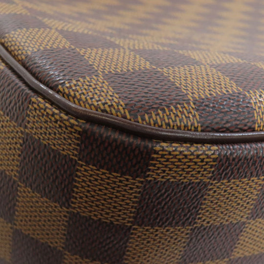 LOUIS VUITTON Tote Bag N51123 Damier canvas Brown Parioli PM Women Used Authentic