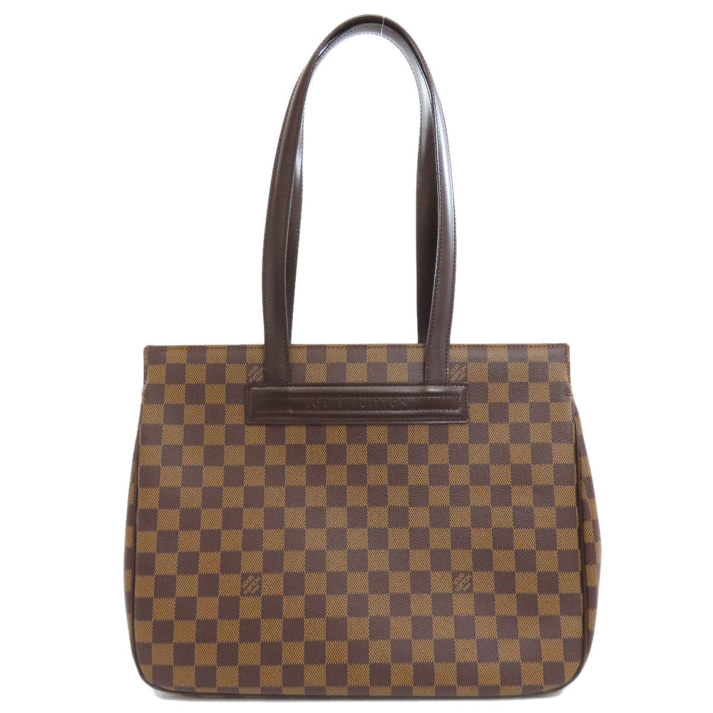 LOUIS VUITTON Tote Bag N51123 Damier canvas Brown Parioli PM Women Used Authentic