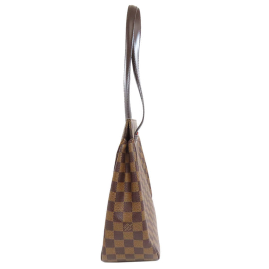 LOUIS VUITTON Tote Bag N51123 Damier canvas Brown Parioli PM Women Used Authentic