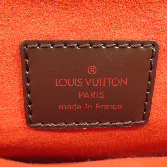 LOUIS VUITTON Tote Bag N51123 Damier canvas Brown Parioli PM Women Used Authentic