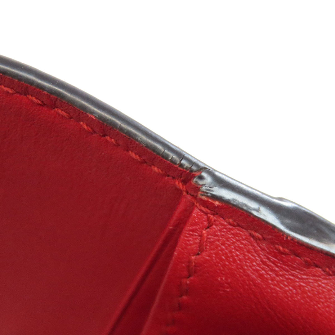 GUCCI Long Wallet Purse 476084 leather Red Sylvie Continental Women Used Authentic