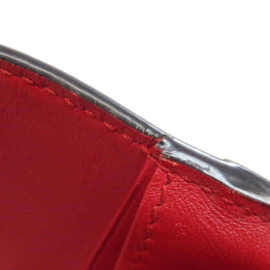 GUCCI Long Wallet Purse 476084 leather Red Sylvie Continental Women Used Authentic