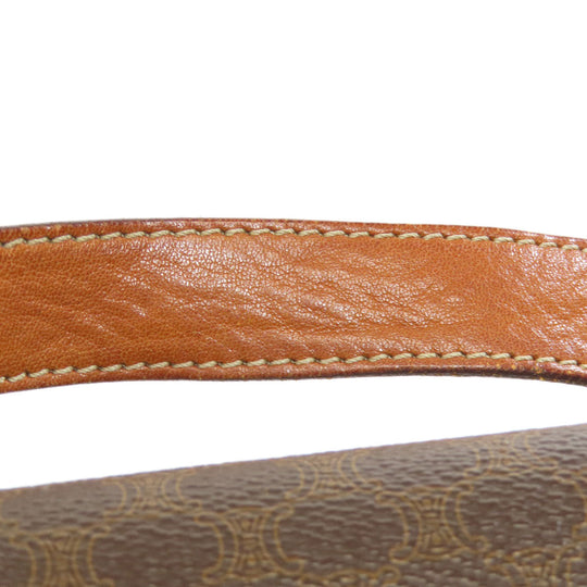 CELINE Tote Bag PVC Brown Macadam Women Used Authentic