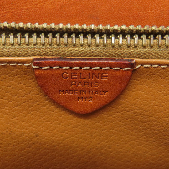 CELINE Tote Bag PVC Brown Macadam Women Used Authentic