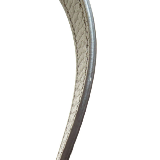 GUCCI Long Wallet Purse 510314 leather gray Outlet Chain Wallet Interlocking G Women Used Authentic