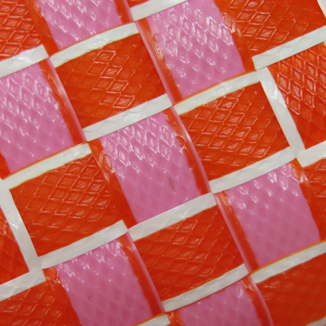 MARNI Handbag polypropylene Orange logo Women Used Authentic