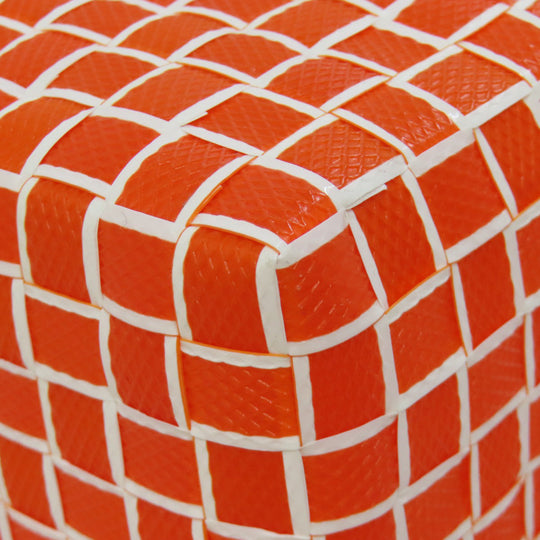 MARNI Handbag polypropylene Orange logo Women Used Authentic