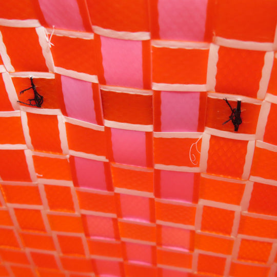 MARNI Handbag polypropylene Orange logo Women Used Authentic