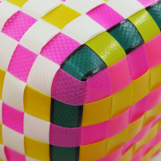 MARNI Handbag polypropylene yellow logo