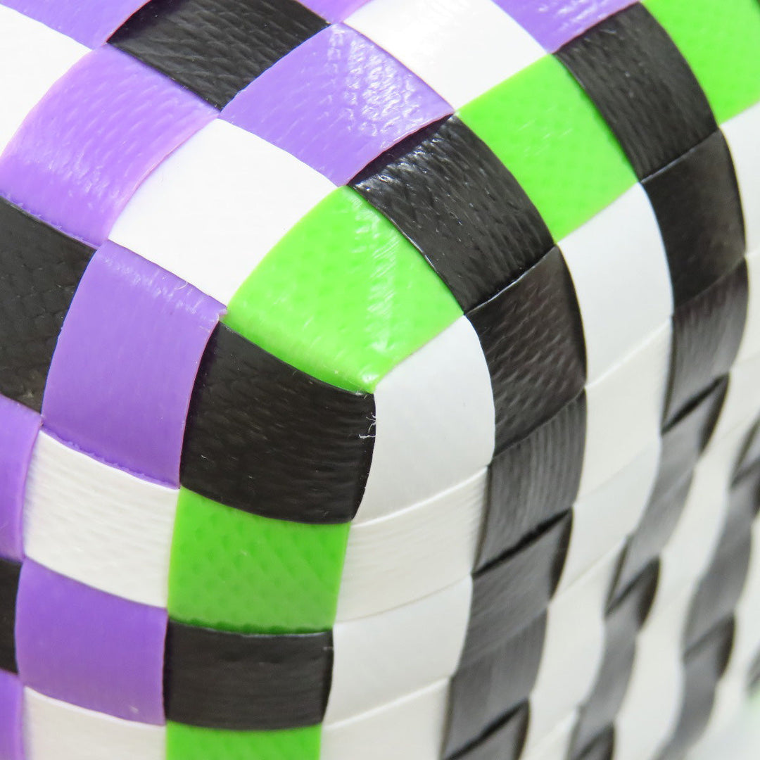 MARNI Handbag polypropylene purple logo Women Used Authentic