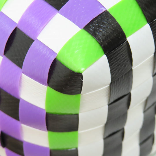 MARNI Handbag polypropylene purple logo Women Used Authentic