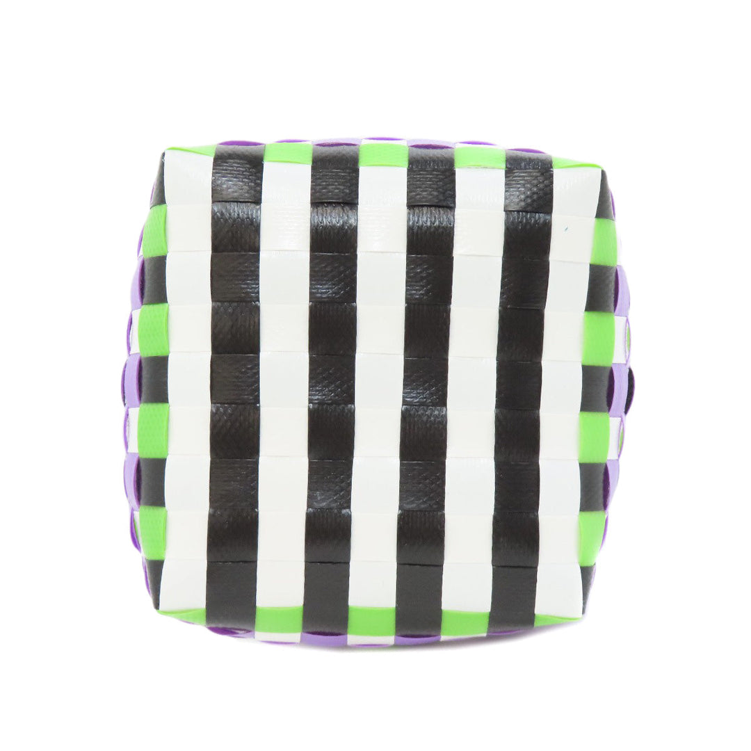 MARNI Handbag polypropylene purple logo Women Used Authentic