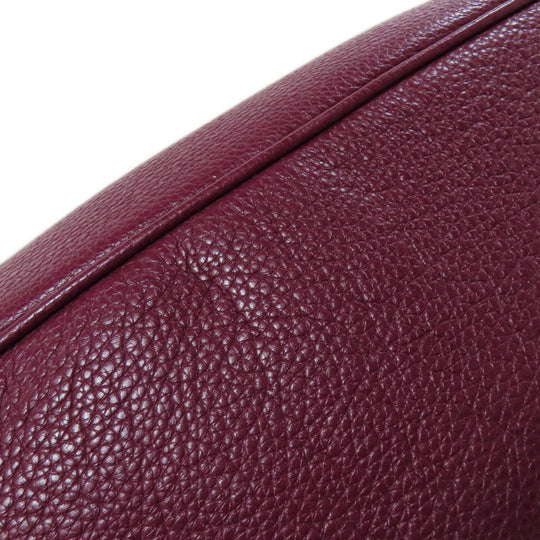 COACH Handbag F38250 leather Red one belt 2WAY Women Used Authentic