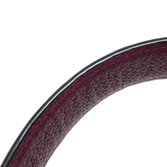 COACH Handbag F38250 leather Red one belt 2WAY Women Used Authentic