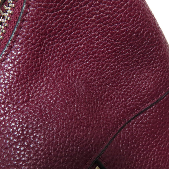 COACH Handbag F38250 leather Red one belt 2WAY Women Used Authentic