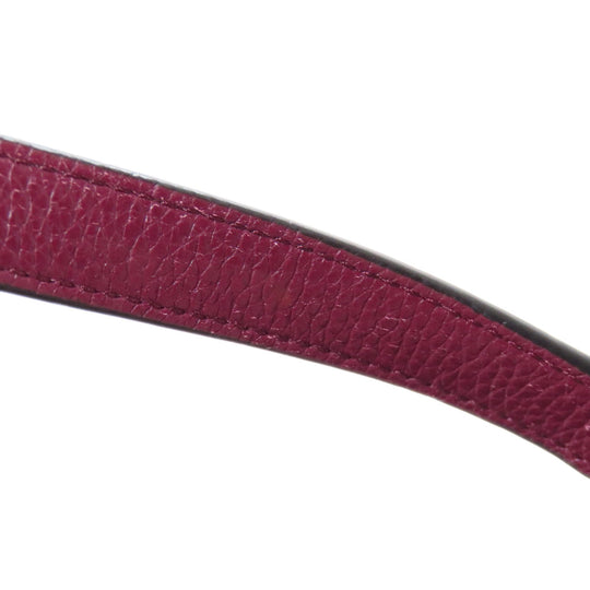 COACH Handbag F38250 leather Red one belt 2WAY Women Used Authentic