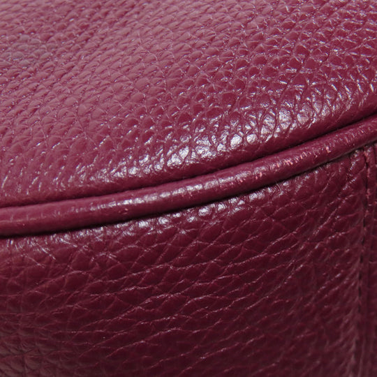 COACH Handbag F38250 leather Red one belt 2WAY Women Used Authentic