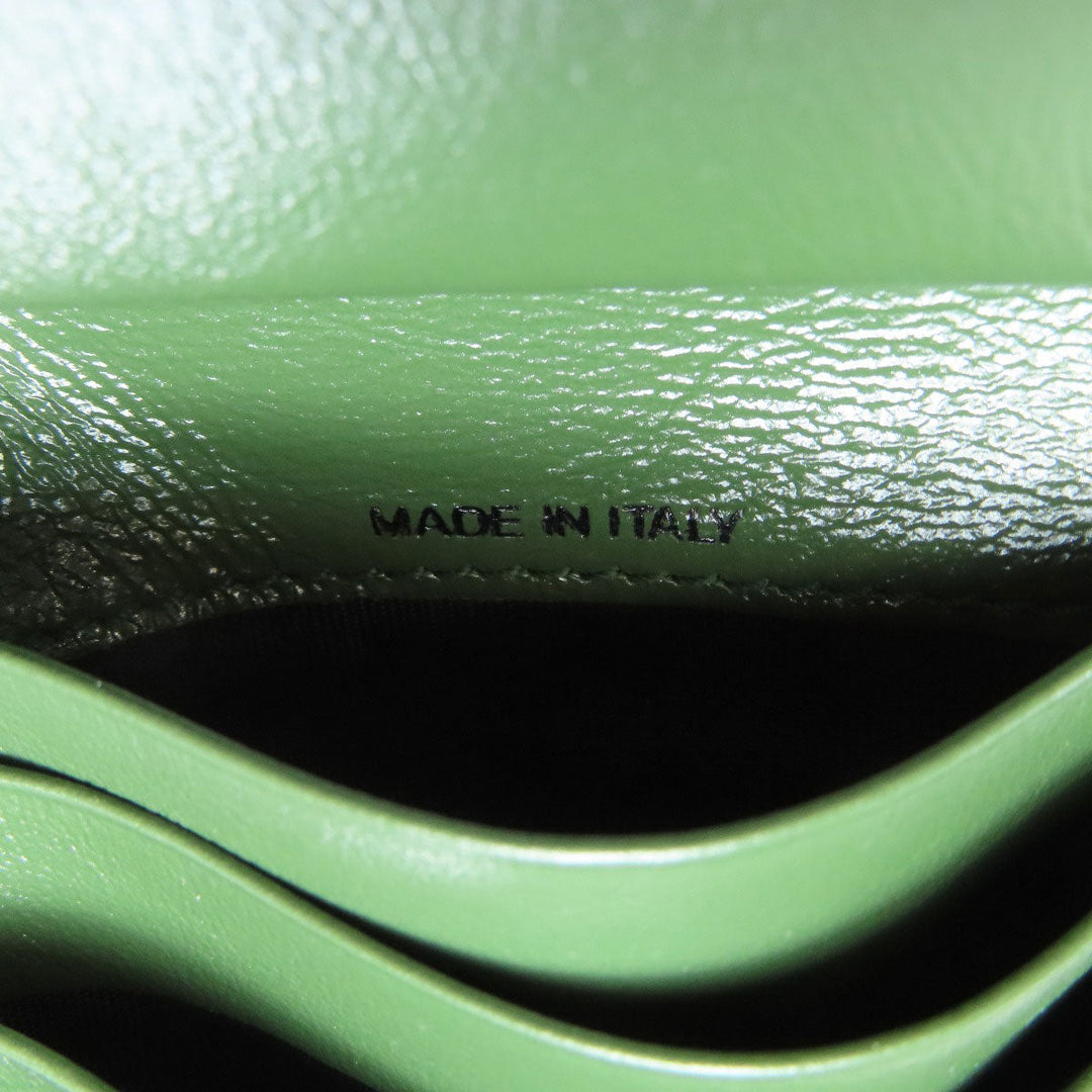 MARNI Bifold Wallet leather white logo Women(Unisex) Used Authentic