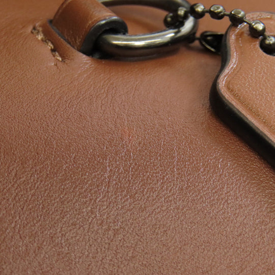 COACH Backpack C2934 leather Brown logo Women Used Authentic